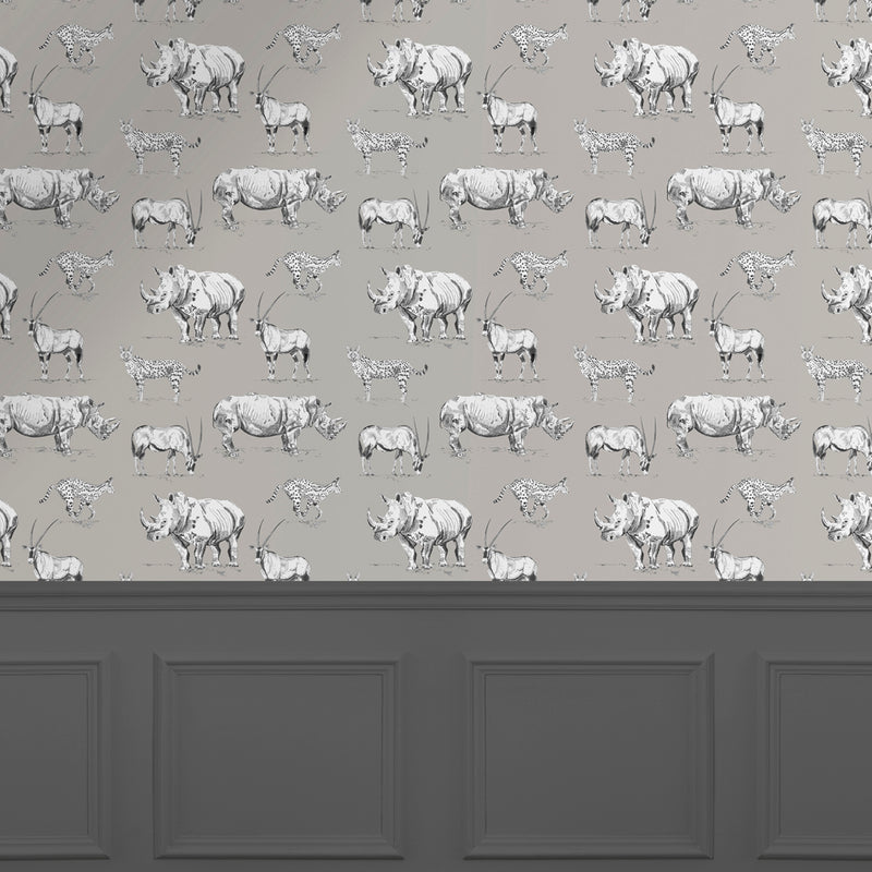 Voyage Maison Periculo 1.4m Wide Width Wallpaper in Sepia