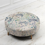 Voyage Maison Petra Large Footstool in Ailsa Cornflower