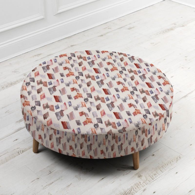 Voyage Maison Petra Large Footstool in Arwen Rosewater