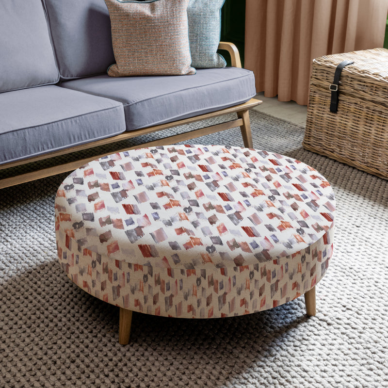 Voyage Maison Petra Large Footstool in Arwen Rosewater