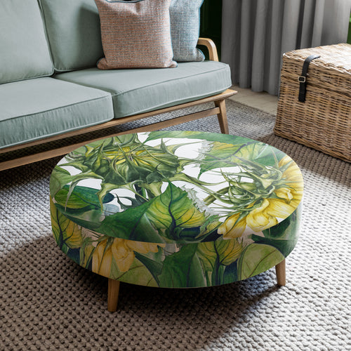 Voyage Maison Petra Large Footstool in Easton Fern