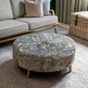 Marie Burke Petra Large Footstool in Osawi Mineral