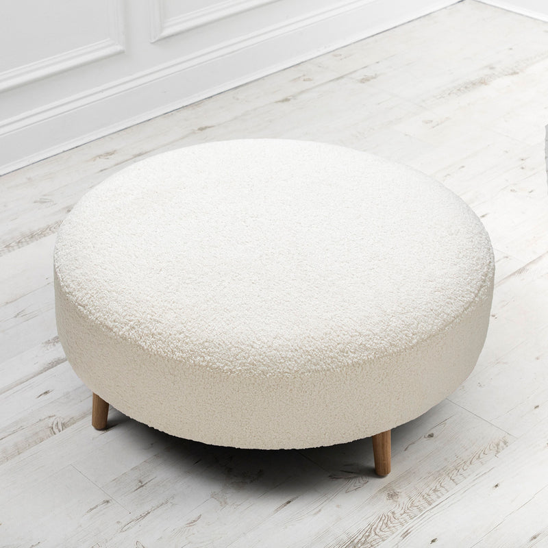 Voyage Maison Petra Large Footstool in Paddington Cream