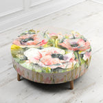 Voyage Maison Petra Large Footstool in Papavera Sweetpea