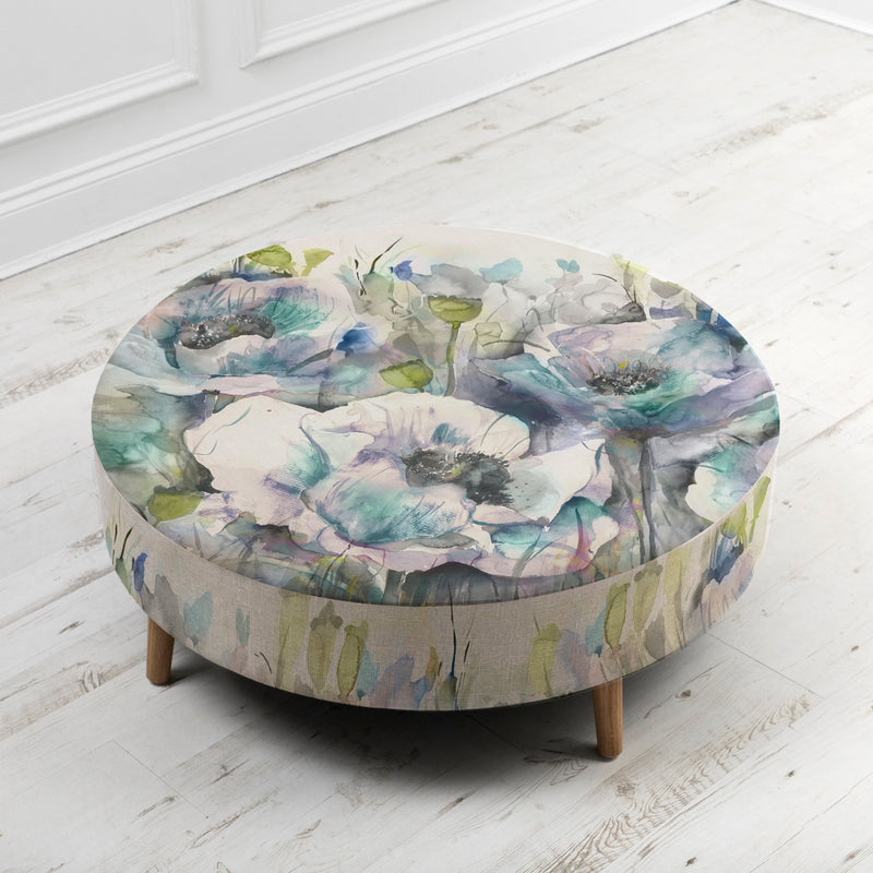 Voyage Maison Petra Large Footstool in Papavera Veronica