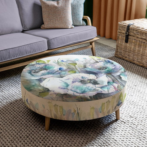 Voyage Maison Petra Large Footstool in Papavera Veronica
