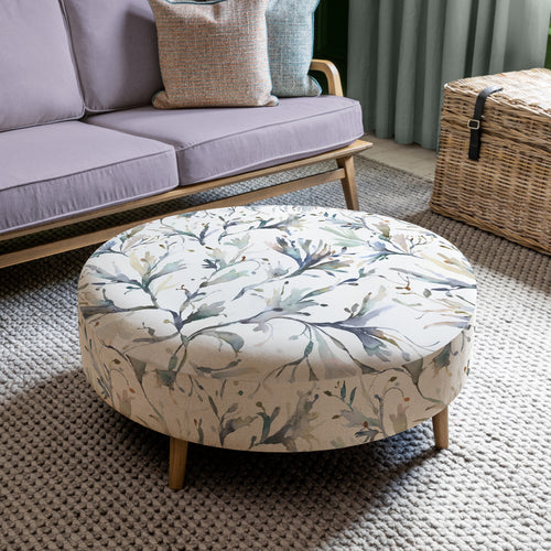 Voyage Maison Petra Large Footstool in Seaweed Slate