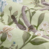 Animal Green Curtains - Porcelain Garden Printed Chenille Pencil Pleat Curtains Sage Sanderson