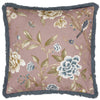 Floral Pink Cushions - Porcelain Garden Chenille Cushion Cover Blush Sanderson