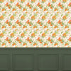  Wallpaper - Peach Harvest  1.4m Wide Width Wallpaer (By the Metre) Multicolour Voyage Maison