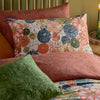 Picking Patch Embroidered Velvet Cushion Greenwood
