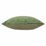 Picking Patch Embroidered Velvet Cushion Greenwood