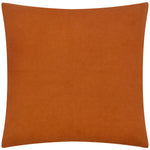 Picking Patch Embroidered Velvet Cushion Pumpkin