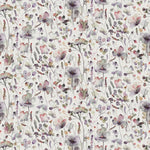 Voyage Maison Pimelea Printed Cotton Fabric in Boysenberry/Cream