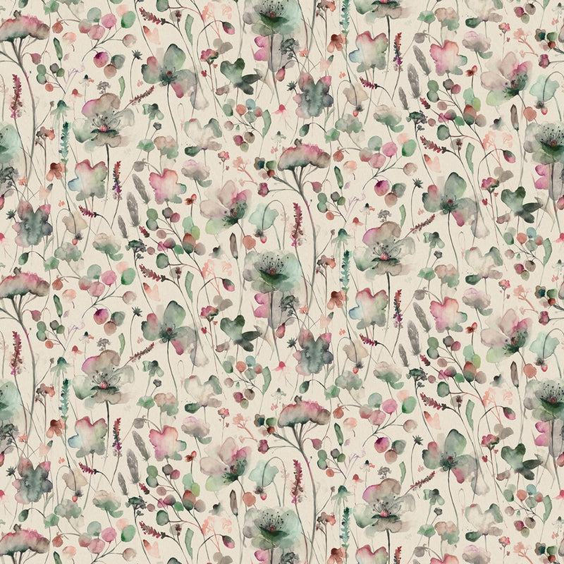 Voyage Maison Pimelea Printed Cotton Fabric in Meadow