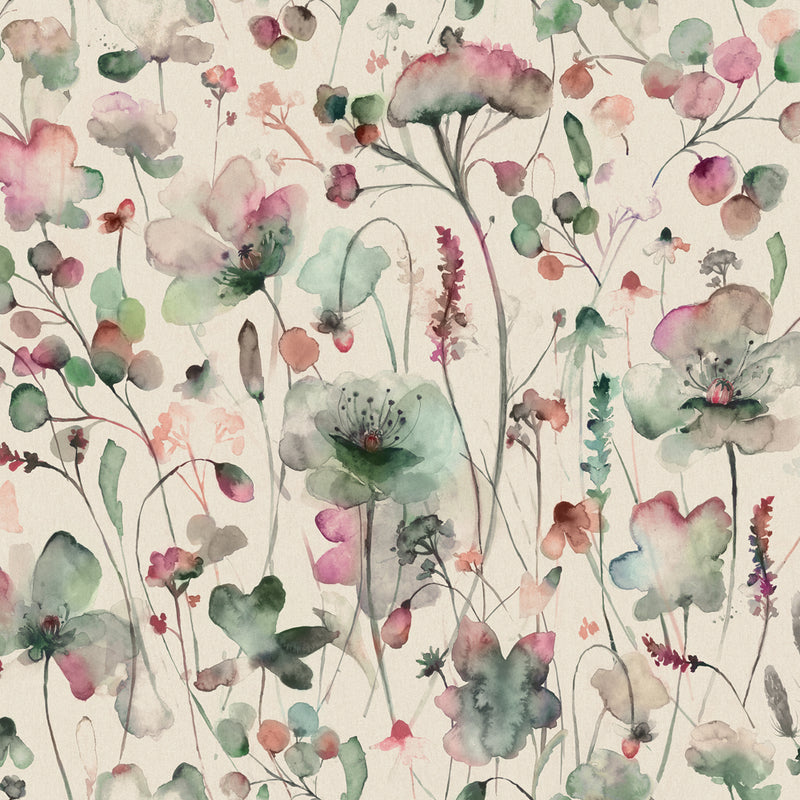 Voyage Maison Pimelea Printed Cotton Fabric in Meadow