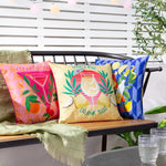 Abstract Yellow Cushions - Pina There Outdoor Cushion Cover Yellow furn.