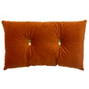 Paoletti Pineapple Velvet Ready Filled Cushion in Rust Orange