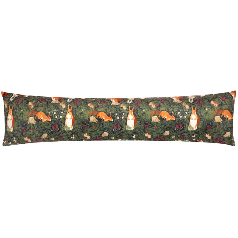 Animal Multi Cushions - Pineberry Forest Velvet Draught Excluder Multicoloured furn.