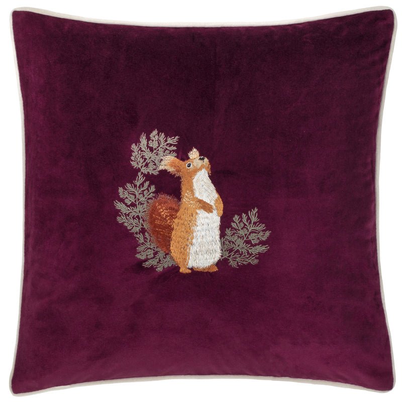  Cushions - Pineberry Forest  Cushion Cover Plum furn.