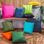 furn. Plain Outdoor Cushion Cover in Aqua