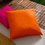 Plain Orange Cushions - Plain Outdoor Cushion Cover Orange furn.