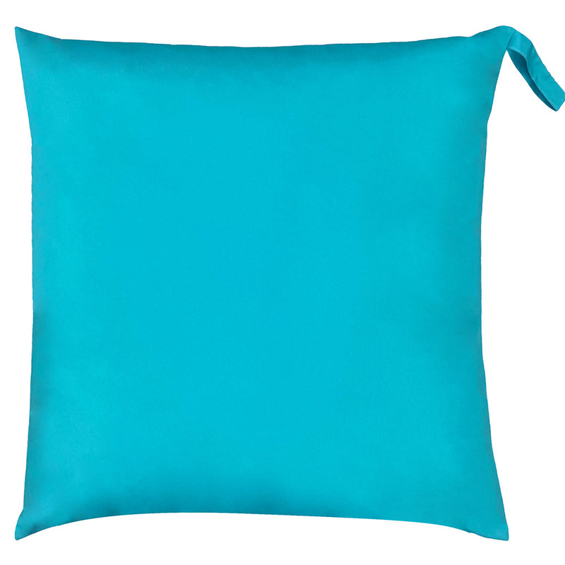 furn. Plain Neon Large 70cm Outdoor Floor Cushion Cover in Aqua