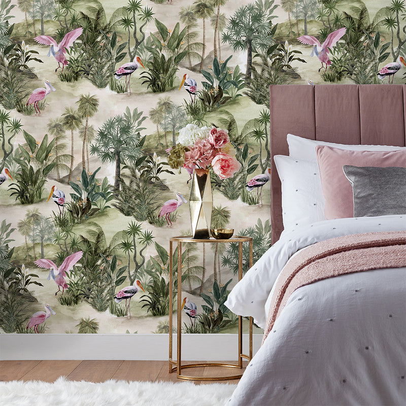 Paoletti Platalea Wallpaper in Natural