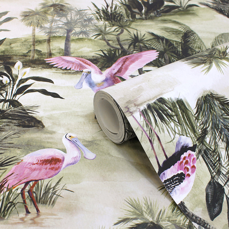 Paoletti Platalea Wallpaper in Natural