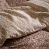 Floral Orange Bedding - Perrie Leaf Muslin 100% Cotton Duvet Cover Set Cinnamon Yard