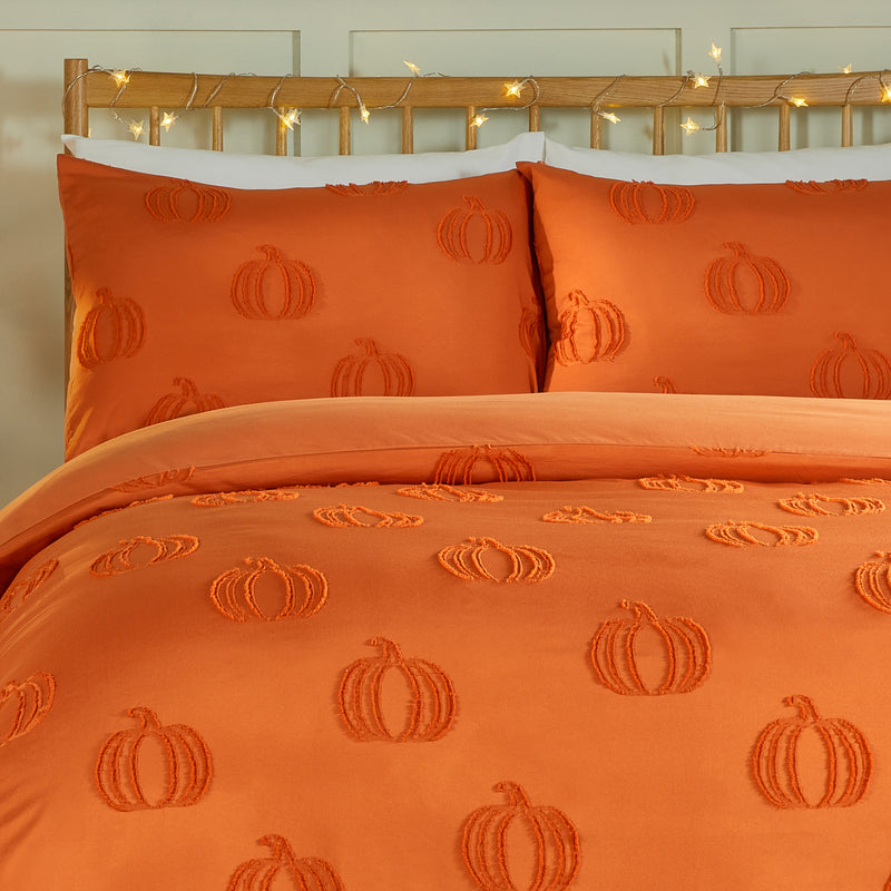  Bedding - Pumpkin Fields  Duvet Cover Set Multicolour Duvet Day