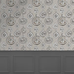 Voyage Maison Pocket Watch 1.4m Wide Width Wallpaper in Sepia