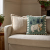 Animal Blue Cushions - Polar Bear Tufted Cushion Cover Frosty Blue Furn
