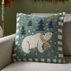 Animal Blue Cushions - Polar Bear Tufted Cushion Cover Frosty Blue Furn