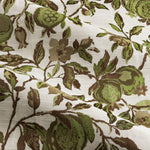 Wylder Pomegranate Pencil Pleat Curtains in Green