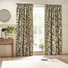 Wylder Pomegranate Pencil Pleat Curtains in Green