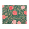 Paoletti Pomegranate Set of 4 Christmas Festive Placemats in Green