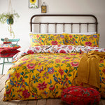 furn. Pomelo Tropical Floral Duvet Cover Set in Yellow