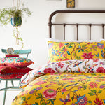 furn. Pomelo Tropical Floral Duvet Cover Set in Yellow