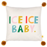 furn. Pom-Poms Ice Ice Baby Cushion Cover in Multicolour