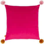 furn. Pom Poms Love Wins Cushion Cover in Lilac