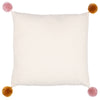 furn. Pom-Poms Ready Set Snow Cushion Cover in Multicolour