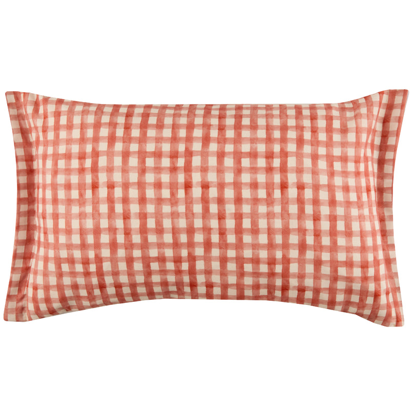  Cushions - Pomegranate Trellis Rectangular Outdoor Cushion Cover Red Voyage Maison