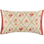  Cushions - Pomegranate Trellis Rectangular Outdoor Cushion Cover Red Voyage Maison