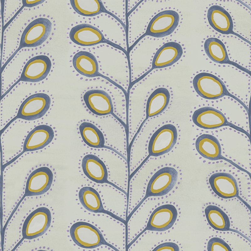 Ponco Wallpaper Sample Bluebell