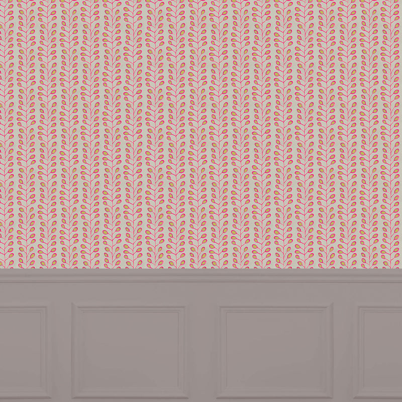 Voyage Maison Ponco 1.4m Wide Width Wallpaper in Watermelon