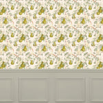  Wallpaper - Pear Orchard  1.4m Wide Width Wallpaer (By the Metre) Cream Voyage Maison