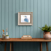 Voyage Maison Prancing Heron Framed Print in Birch