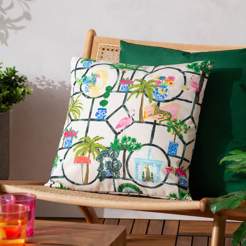 Geometric Multi Cushions - Palm Royale Club Club Printed Outdoor Cushion Cover Multi furn.