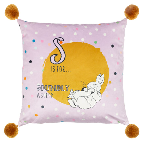 Spotted Purple Cushions - Dotty Peter Rabbit™ Cushion Cover Lilac Peter Rabbit™